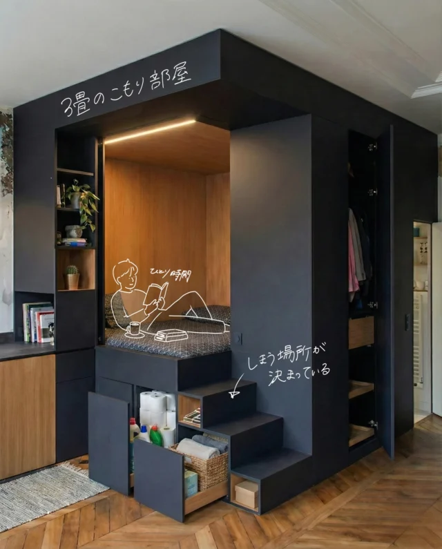 🏡【保存版】3畳で“自分の居場所”をつくる方法

土地が広くなくても、
“ここにいるだけで落ち着く場所” をつくると
暮らしの満足度は一気に上がります。

最近人気なのが、この 3畳のこもり部屋。
限られた空間だからこそ、居心地よさが際立つんです。

⸻

👉 なぜ3畳でこんなに心地いいの？
	•	ほどよい狭さが安心感につながる
	•	寝転ぶだけで完結する動線がラク
	•	周囲を囲まれて“集中”しやすい
	•	収納と居場所が同時に叶う設計にできる

⸻

👉 すぐ真似できるポイント
	•	階段下に“置き場所が決まる収納”をつくる
	•	明かりは“線の照明”で落ち着く雰囲気に
	•	色数をしぼって視覚のノイズをカット
	•	ベッド横のオープン棚で快適さUP

⸻

👉 こんな方に特におすすめ
	•	ワンルームや子ども部屋をもっと快適にしたい
	•	自分の集中スペース・逃げ場が欲しい
	•	収納が散らかりやすく悩んでいる
	•	家づくりで「広さ」に不安がある

⸻

📝 小さな空間ほど“設計力”が効く

3畳でもここまでできる。
このアイデア、後から必ず使うので保存推奨 です。

⸻

📩 家づくりの相談はお気軽に

「わが家でも作れる？」という質問はDMへどうぞ。

⸻

─────────────

🏡 群馬県で注文住宅をご検討の方へ

群馬県で注文住宅をお考えの方、
地場の工務店の取り組みをぜひご覧ください。
資料請求・ご来場はハイライトよりお気軽にご連絡ください✨

☎️0279-75-2218
@yumekoubou_warita

＊ライフプランを見直し、無理のない返済計画
＊充実した機能で命を守る家づくり
＊おしゃれで住み心地の良い、飽きのこないデザイン
＊地域に密着した迅速なアフターメンテナンス